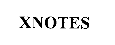 Trademark Logo XNOTES