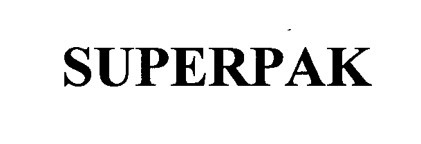 Trademark Logo SUPERPAK