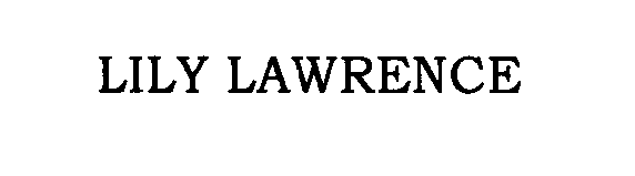 Trademark Logo LILY LAWRENCE