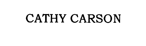 Trademark Logo CATHY CARSON