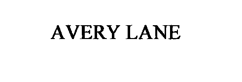 Trademark Logo AVERY LANE