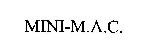 Trademark Logo MINI-M.A.C.