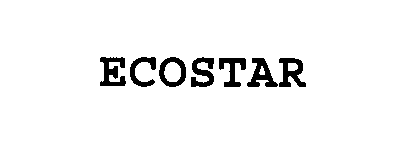 Trademark Logo ECOSTAR