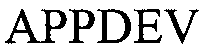 Trademark Logo APPDEV