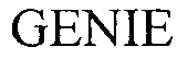 Trademark Logo GENIE