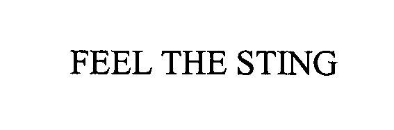 Trademark Logo FEEL THE STING