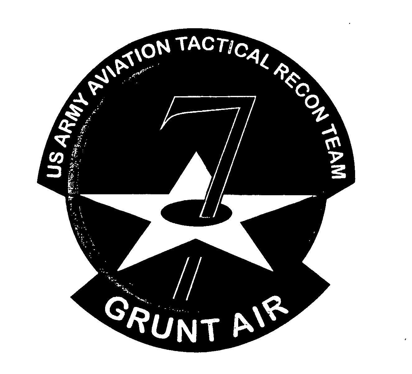 Trademark Logo US ARMY AVIATION TACTICAL RECON TEAM GRUNT AIR 7