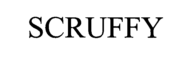 Trademark Logo SCRUFFY