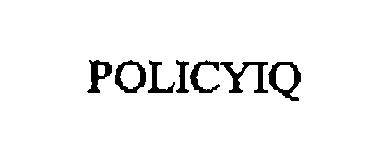 Trademark Logo POLICYIQ