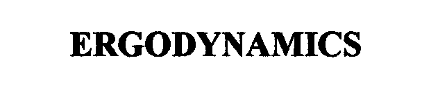 Trademark Logo ERGODYNAMICS
