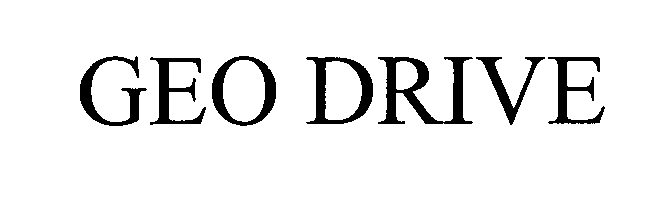 Trademark Logo GEO DRIVE