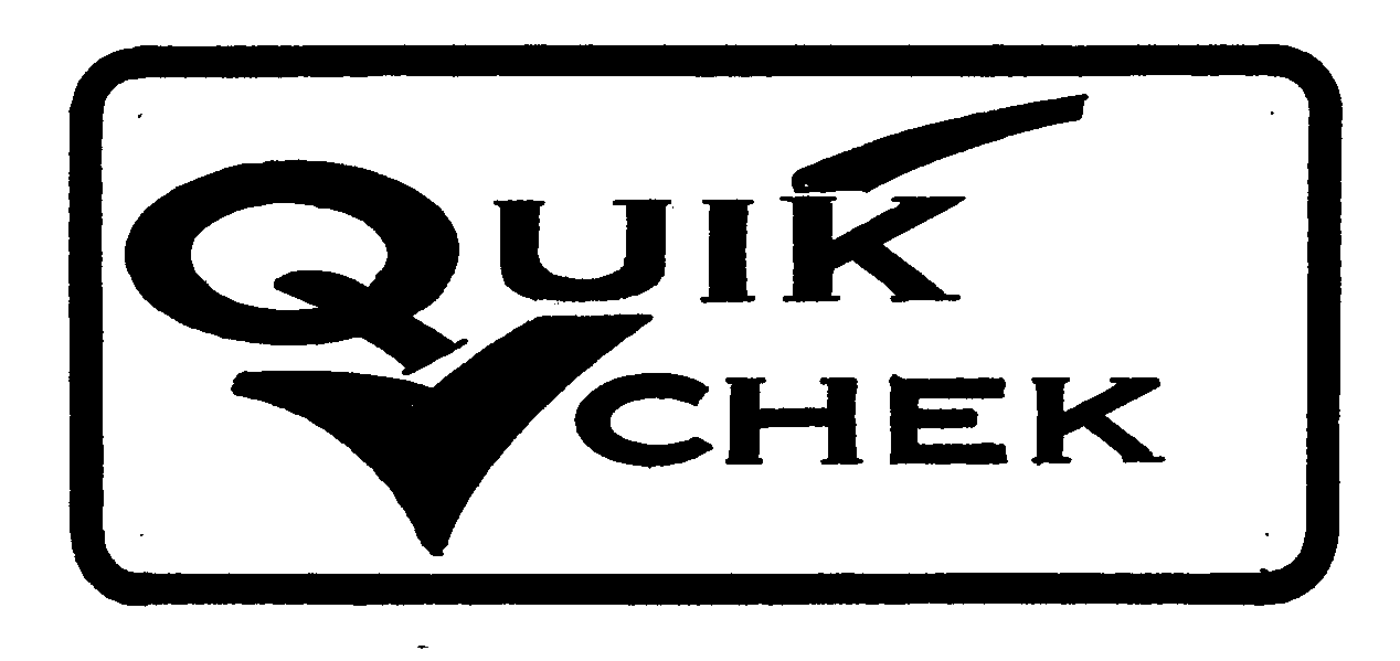 Trademark Logo QUIK CHEK