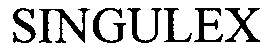 Trademark Logo SINGULEX