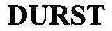Trademark Logo DURST