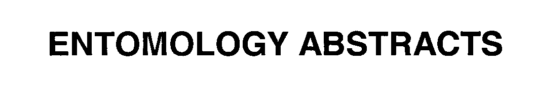 Trademark Logo ENTOMOLOGY ABSTRACTS