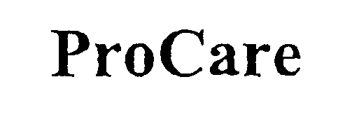 Trademark Logo PROCARE