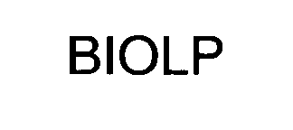 Trademark Logo BIOLP