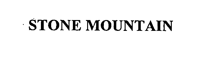 Trademark Logo STONE MOUNTAIN