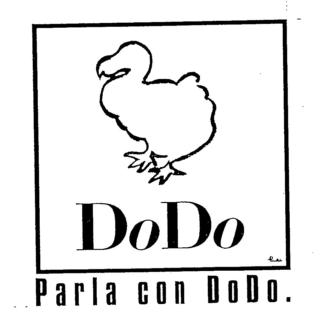 Trademark Logo DODO PARLA CON DODO.