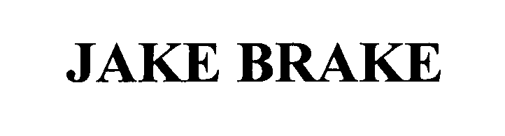 Trademark Logo JAKE BRAKE