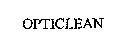 Trademark Logo OPTICLEAN
