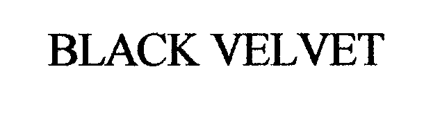 Trademark Logo BLACK VELVET