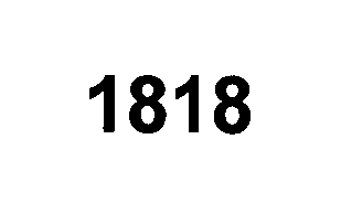 Trademark Logo 1818