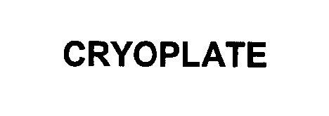 Trademark Logo CRYOPLATE