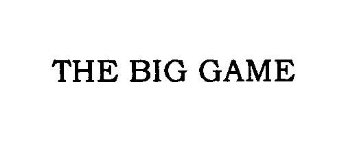 Trademark Logo THE BIG GAME