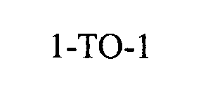Trademark Logo 1-TO-1