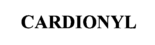 Trademark Logo CARDIONYL