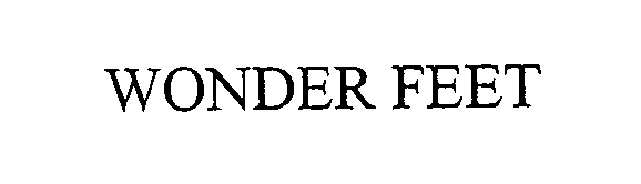 Trademark Logo WONDER FEET