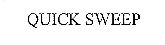 Trademark Logo QUICK SWEEP