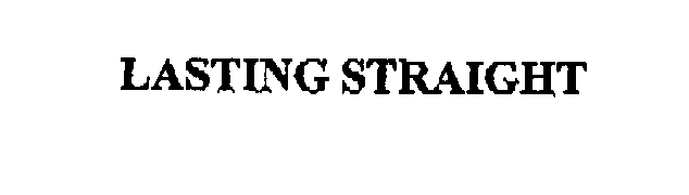 Trademark Logo LASTING STRAIGHT