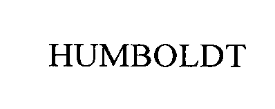 Trademark Logo HUMBOLDT