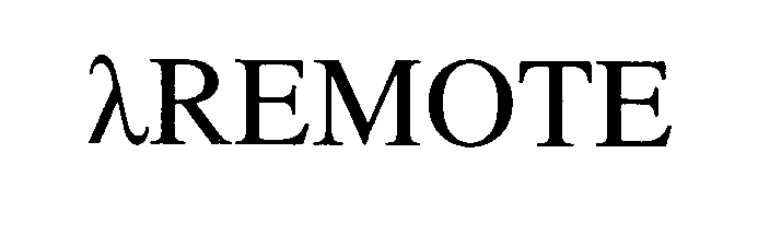 Trademark Logo REMOTE