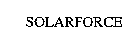 Trademark Logo SOLARFORCE