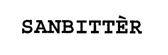 Trademark Logo SANBITTER