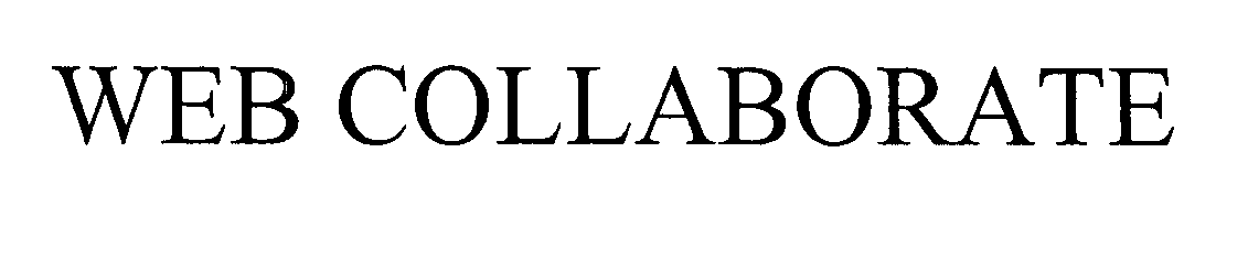 Trademark Logo WEB COLLABORATE