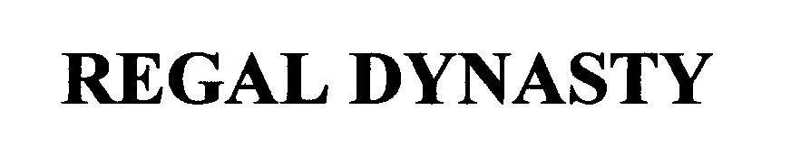 Trademark Logo REGAL DYNASTY