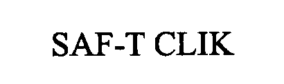 Trademark Logo SAF-T CLIK