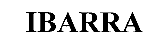 Trademark Logo IBARRA