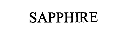 Trademark Logo SAPPHIRE