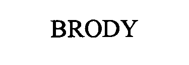 Trademark Logo BRODY