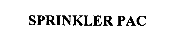 Trademark Logo SPRINKLER PAC