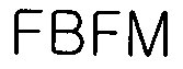Trademark Logo FBFM