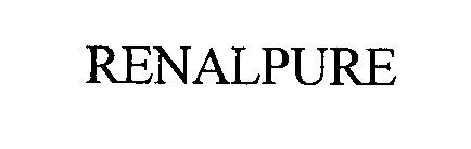 Trademark Logo RENALPURE