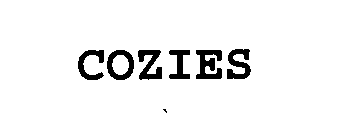 Trademark Logo COZIES