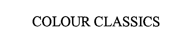 Trademark Logo COLOUR CLASSICS
