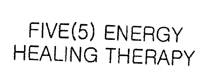  FIVE(5) ENERGY HEALING THERAPY
